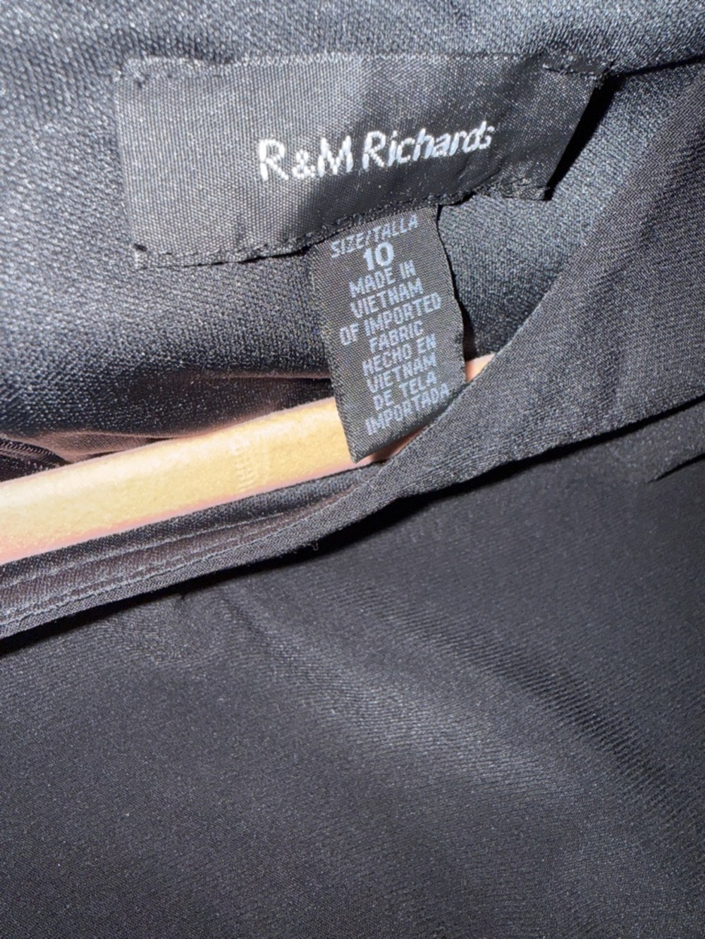 R&M Richards Black Ruffle Sheath Midi Dress - Picture 3 of 13